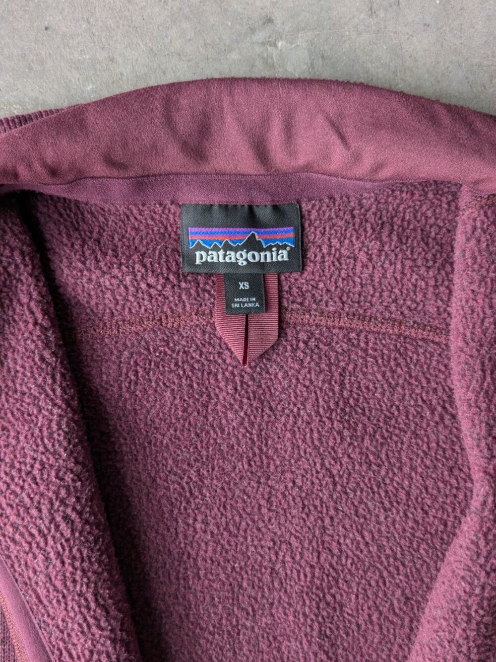 Patagonia Women's Better Sweater Vest Maroon Purple size XS - Picture 4 of 6